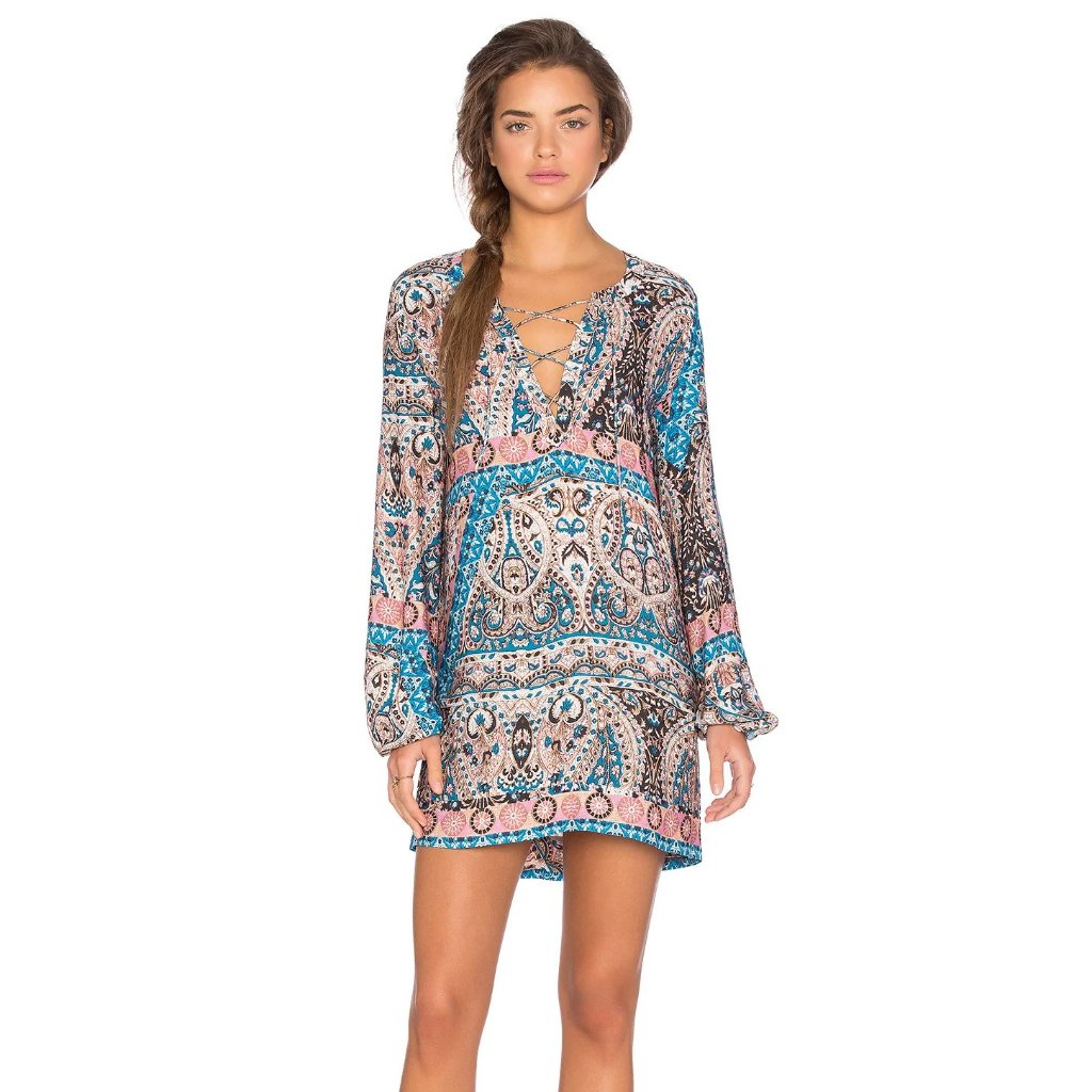 Auguste The Label Gypset Shift Dress In Nirvana Size 2 Nwt
